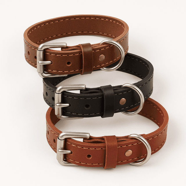 COLLARES DE CUERO N° 1 AL N° 5